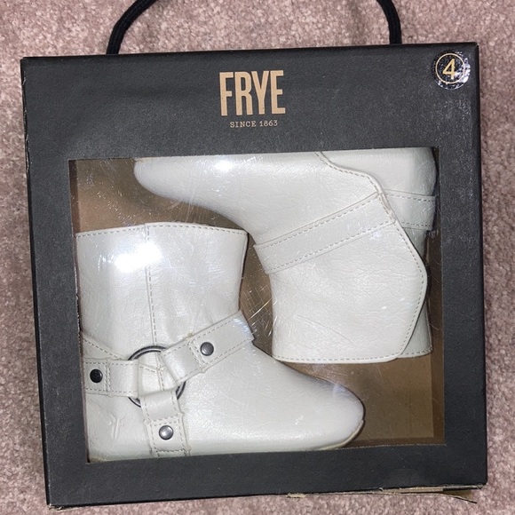 Frye baby harness white boots size 4 - Picture 7 of 11